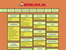 Tablet Screenshot of benelinx.nl